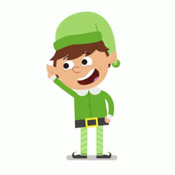 Elf On The Shelf Moving Dancing Green Suit GIF