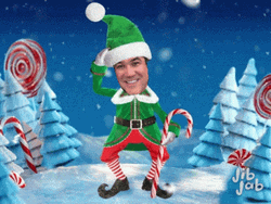Elf Santa Dancing On Christmas Wednesday GIF