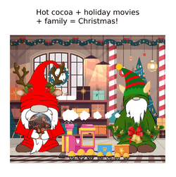 Elf Santa Holiday Family Christmas GIF
