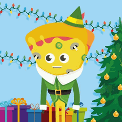 Elf Santa Shouting Santa GIF