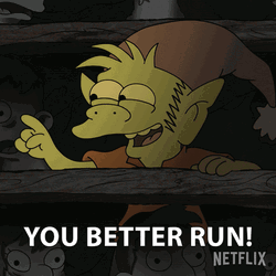 Elfo You Better Run Folks GIF