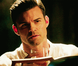 Elijah Mikaelson Vampire Diaries Drinking Wine GIF