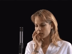 Elina Garanca Nail Biter GIF