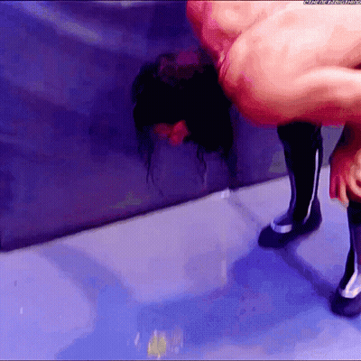 Elite Wrestling Match On Screen GIF