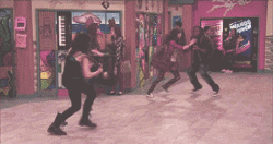 Elizabeth Gillies Throw Her Bag GIF