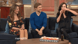 Elizabeth Hurley Drinking On Stage GIF