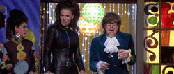 Elizabeth Hurley In A Costume Party GIF