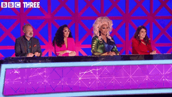 Elizabeth Hurley Judge Board GIF