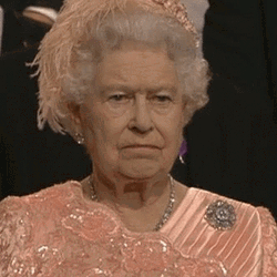 Elizabeth II One Is Not Amused GIF