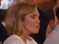 Elizabeth Olsen In Standing Ovation GIF