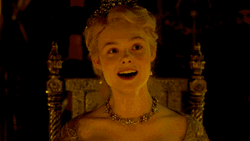 Elle Fanning Laughing Happy Catherine Great GIF