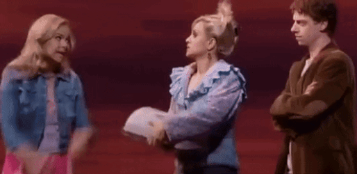 Elle Woods Doing Countdown GIF
