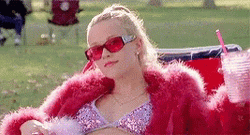 Elle Woods Everything In Pink Relaxing GIF