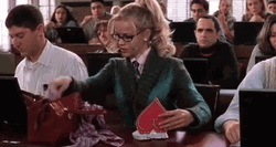 Elle Woods Getting Ready For Notes GIF