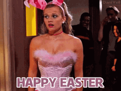 Elle Woods Happy Easter GIF