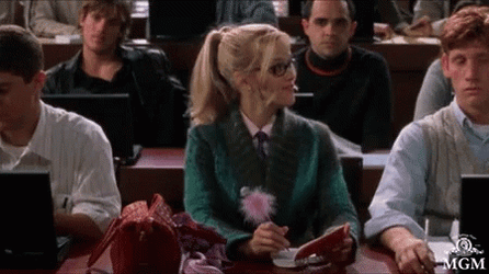 Elle Woods Wearing Glasses GIF