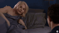Ellen Barkin Inviting Bed Pat GIF