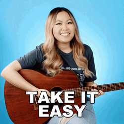 Ellen Chang Take It Easy Playing Guitar GIF