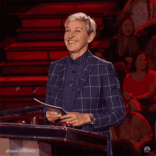 Ellen Degeneres Press The Easy Button GIF