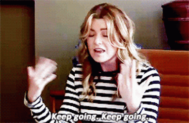 Ellen Pompeo Keep Going GIF