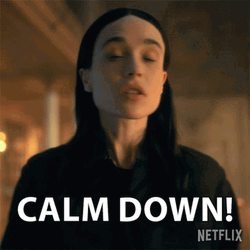 Elliot Page Calm Down GIF