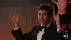 Elliot Page Sign Language Hand Twirl GIF