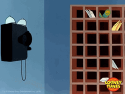Elmer Fudd Answering Phone GIF