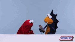 Elmo Bites Sneakers GIF
