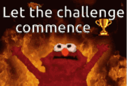 Elmo Challenge Accepted GIF