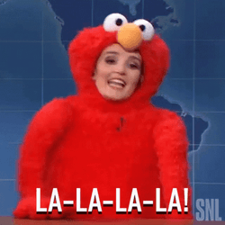 Elmo Cosplay Lalala Dance GIF