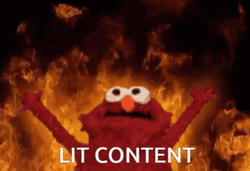 Elmo Fire Lit Content GIF