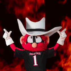 Elmo Fire Raider Red Texas Tech GIF