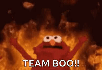 Elmo Saying Team Boo GIF