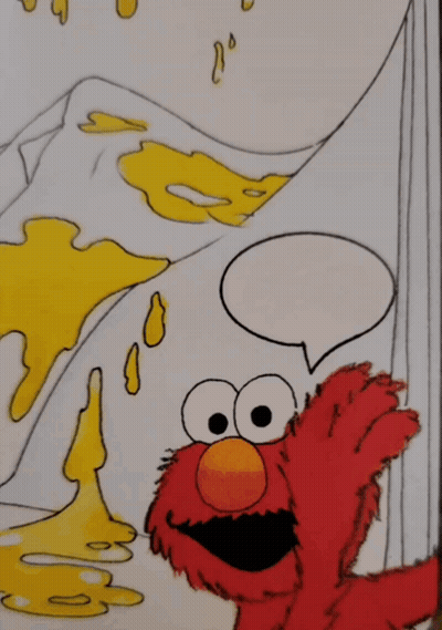 Elmo Says " Do It " In A Speech Bubble GIF
