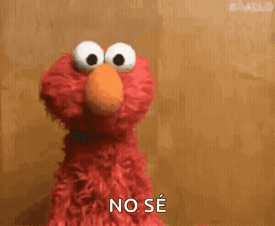 Elmo Sesame Street Funny Face No Se GIF