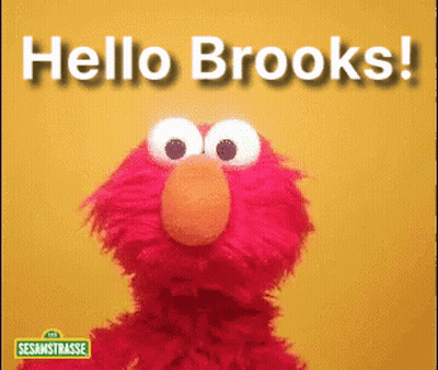 Elmo Sesame Street Saying Hello Brooks GIF