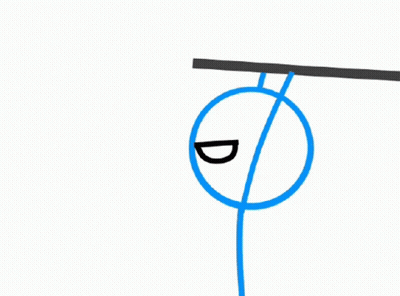 Elmo Sitting By Wooden Door GIF