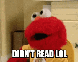 Elmo Toilet Didn't Read Lol GIF