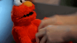 Elmo Toilet Gets Tickled GIF