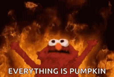 Elmo With Arms Outstretched Before Fire GIF