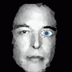 Elon Musk Blinking One Eye Cartoon GIF