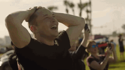 Elon Musk Clutched Head Watching Amazed GIF