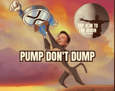 Elon Musk Holding Coin Saying Pump Don T Dump GIF