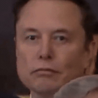 Elon Musk Serious Close Up GIF