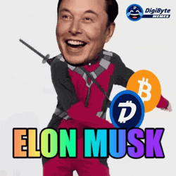 Elon Musk Shimmying Cartoon Meme GIF