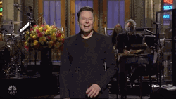 Elon Musk Stage Performance SNL GIF