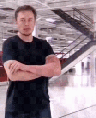 Elon Musk Standing With Arms Crossed GIF