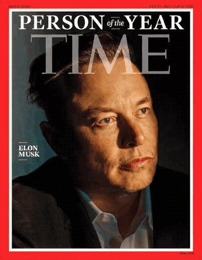 Elon Musk Time Person Of The Year Cover GIF