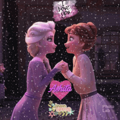 Elsa And Anna From Frozen 2 GIF