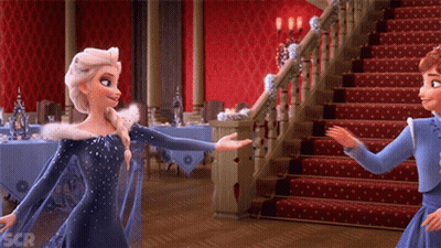 Elsa And Anna Hugging GIF